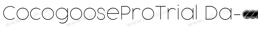 CocogooseProTrial Da字体转换